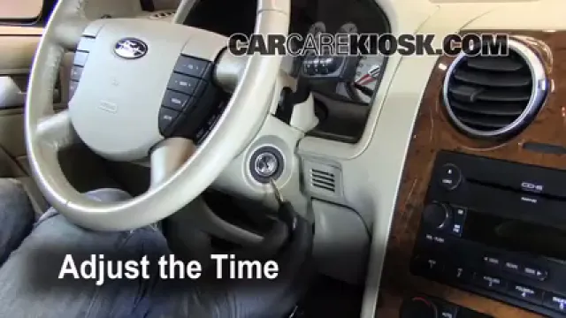 2007 Ford Freestyle Limited 3.0L V6 Horloge Régler l'horloge